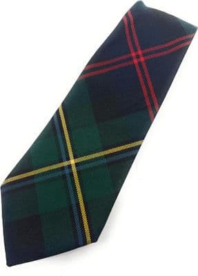 Gents Malcolm Modern Tartan Tie | Classic Scottish Tartan Neck Tie