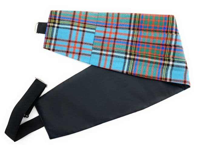 Gents Pure Wool Anderson Ancient Tartan Cummerbund Made In Scotland