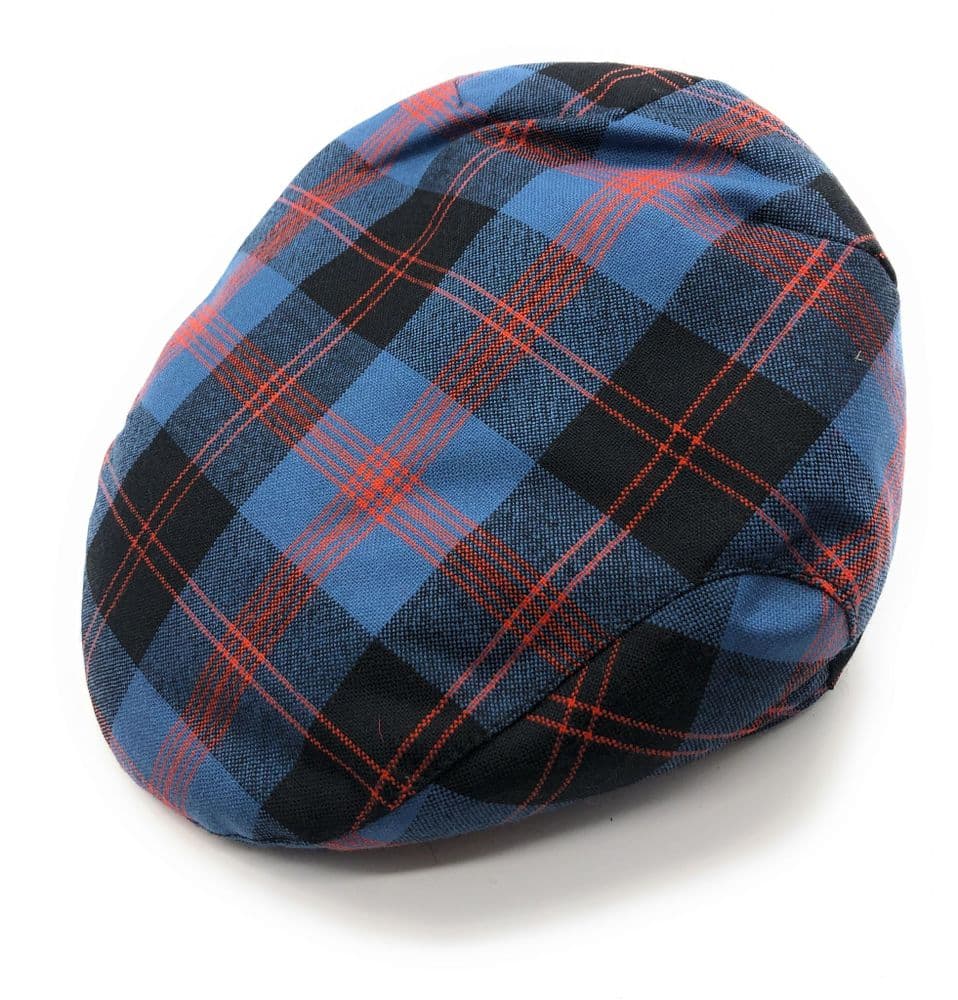 Gents Pure Wool Angus Ancient Tartan Flat Cap - Made in Scotland
