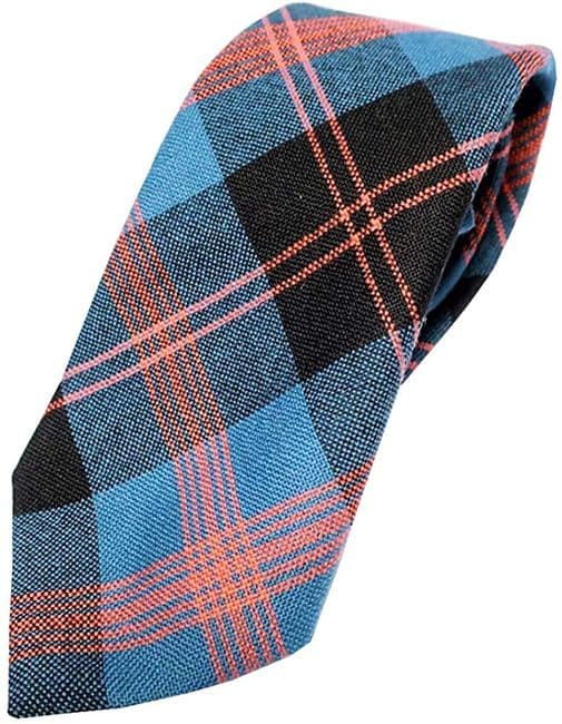Gents Pure Wool Angus Ancient Tartan Tie Made in Scotland