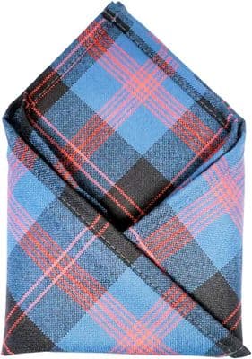 Gents Pure Wool Angus Tartan Pocket Square - Made In Scotland