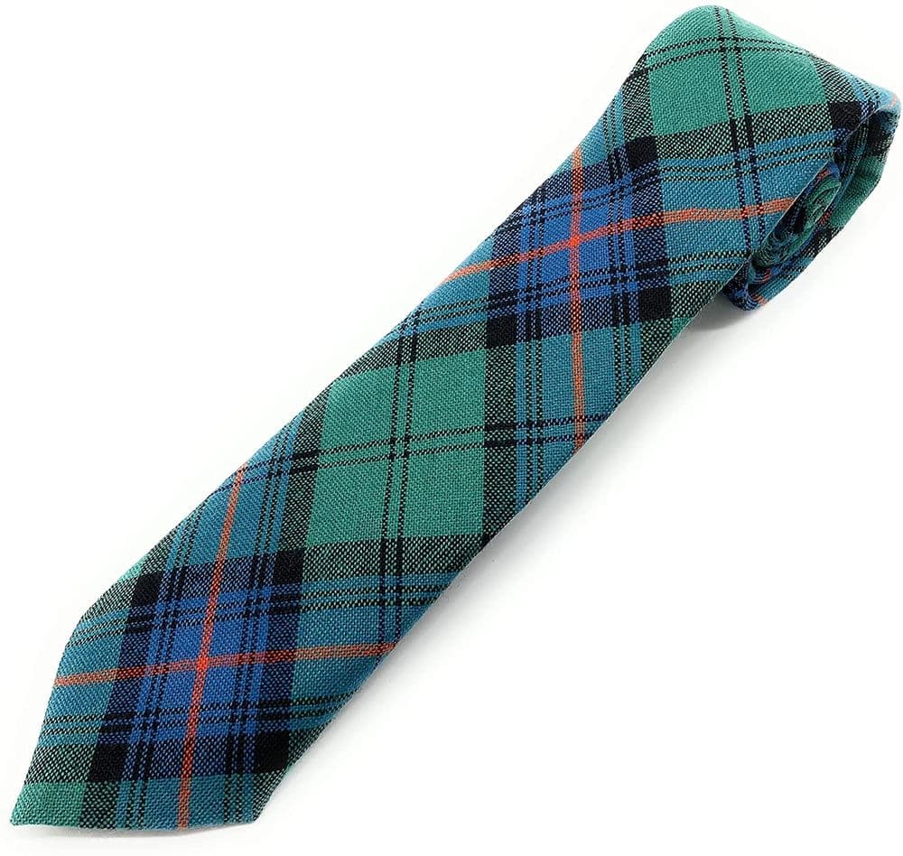 Gents Pure Wool Armstrong Ancient Tartan Tie Made in Scotland