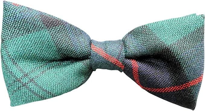 Gents Pure Wool Armstrong Modern Tartan Bow Tie Made in Scotland