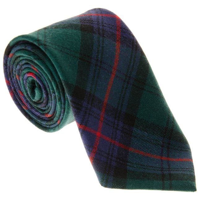 Gents Pure Wool Armstrong Modern Tartan Tie