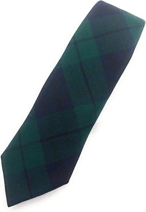 Gents Pure Wool Austin Modern Tartan Tie
