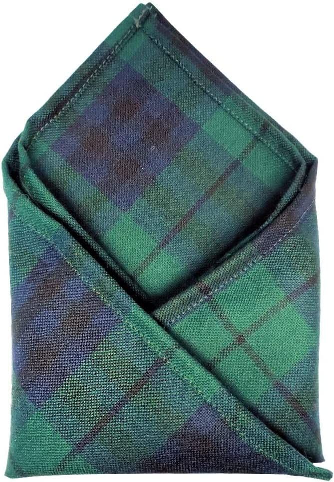 Gents Pure Wool Austin Tartan Pocket Square - Made In Scotland