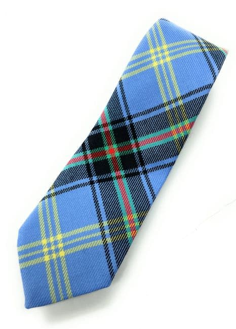 Gents Pure Wool Bell of the Borders Tartan Tie Made in Scotland