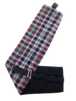 Gents Pure Wool Borthwick Dress  Ancient Tartan Cummerbund Made In Scotland