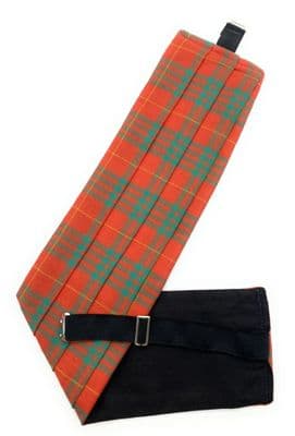 Gents Pure Wool Cameron  Ancient Tartan Cummerbund Made In Scotland