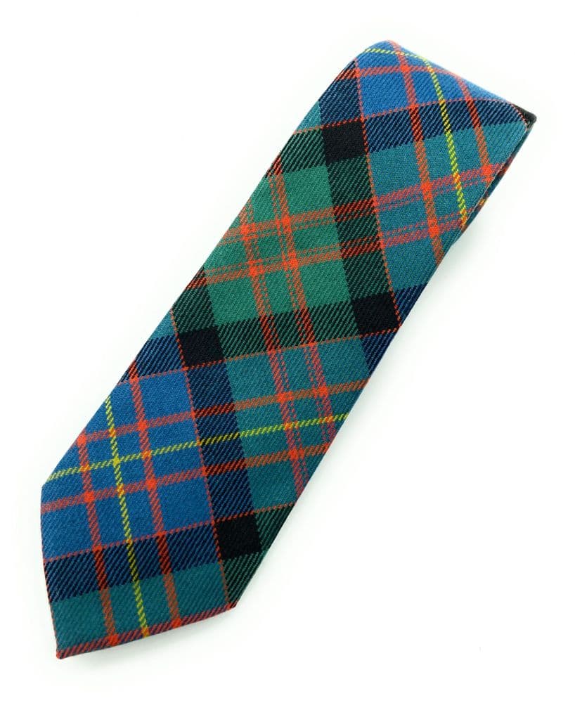 Gents Pure Wool Cameron of Erracht Ancient Tartan Tie Made in Scotland