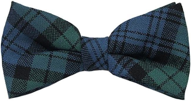Gents Pure Wool Campbell Ancient Tartan Bow Tie Made in Scotland
