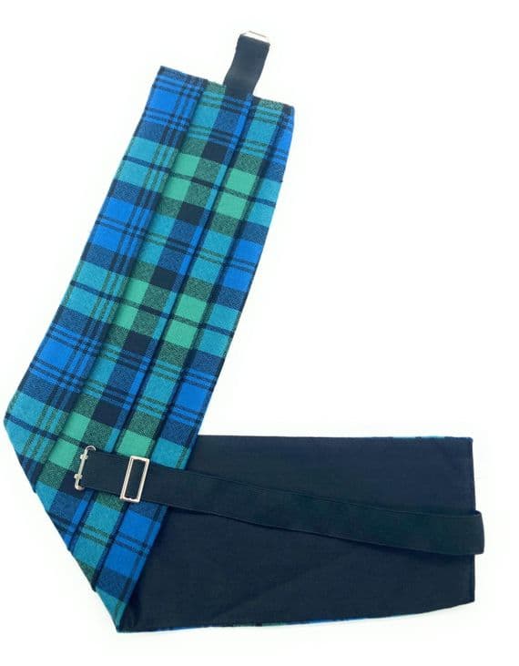 Gents Pure Wool  Campbell Ancient Tartan Cummerbund Made In Scotland