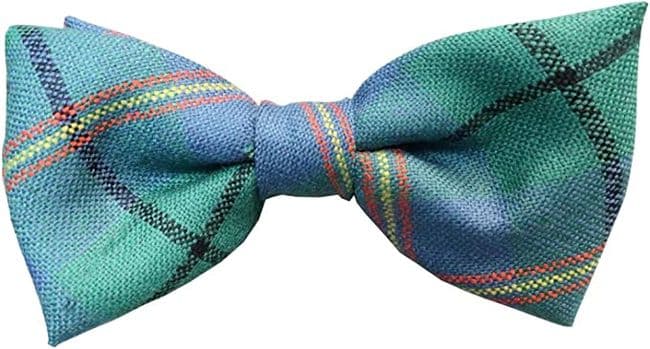 Gents Pure Wool  Carmichael Ancient Tartan Bow Tie Made in Scotland