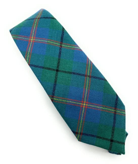 Gents Pure Wool Carmichael Ancient Tartan Tie Made in Scotland
