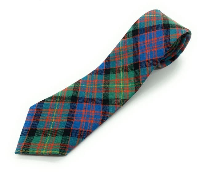 Gents Pure Wool Carnegie Tartan Tie Made in Scotland