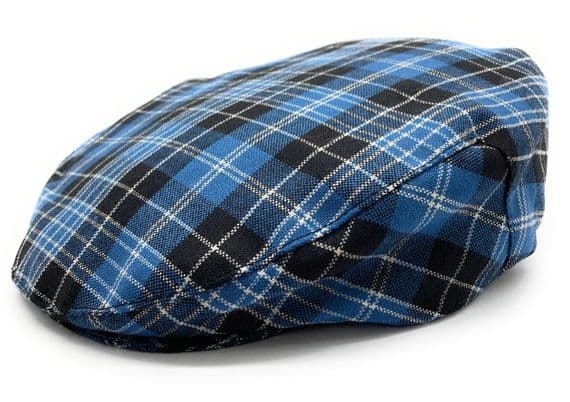 Gents Pure Wool Clark Ancient Tartan Flat Cap - Made in Scotland