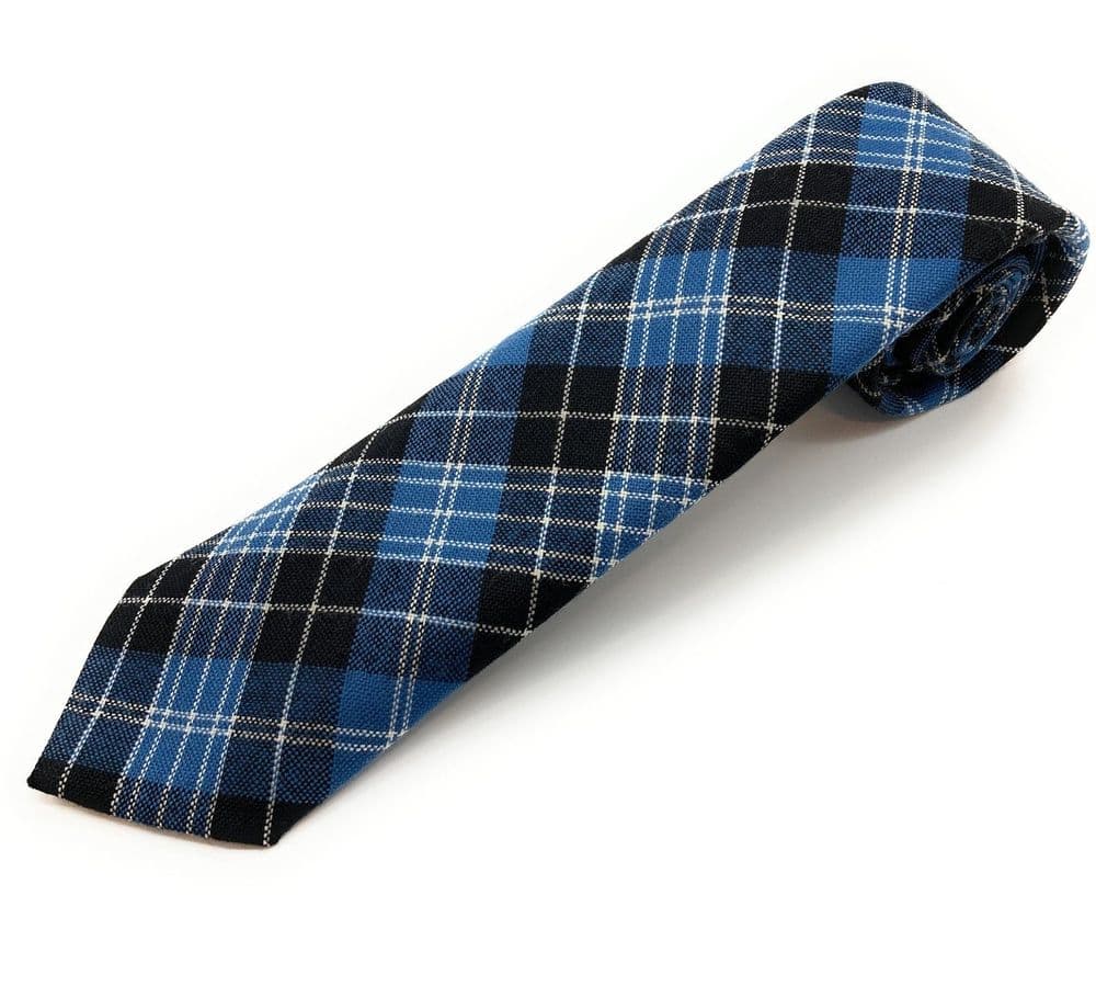 Gents Pure Wool Clark Ancient Tartan Tie Made in Scotland