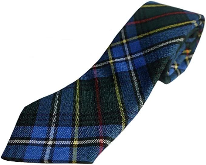 Gents Pure Wool Cockburn Modern Tartan Tie Made in Scotland