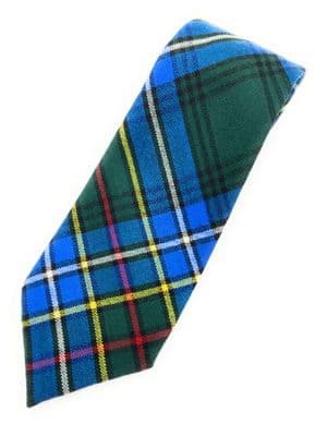 Gents Pure Wool  Cockburn Modern Tartan Tie Made in Scotland