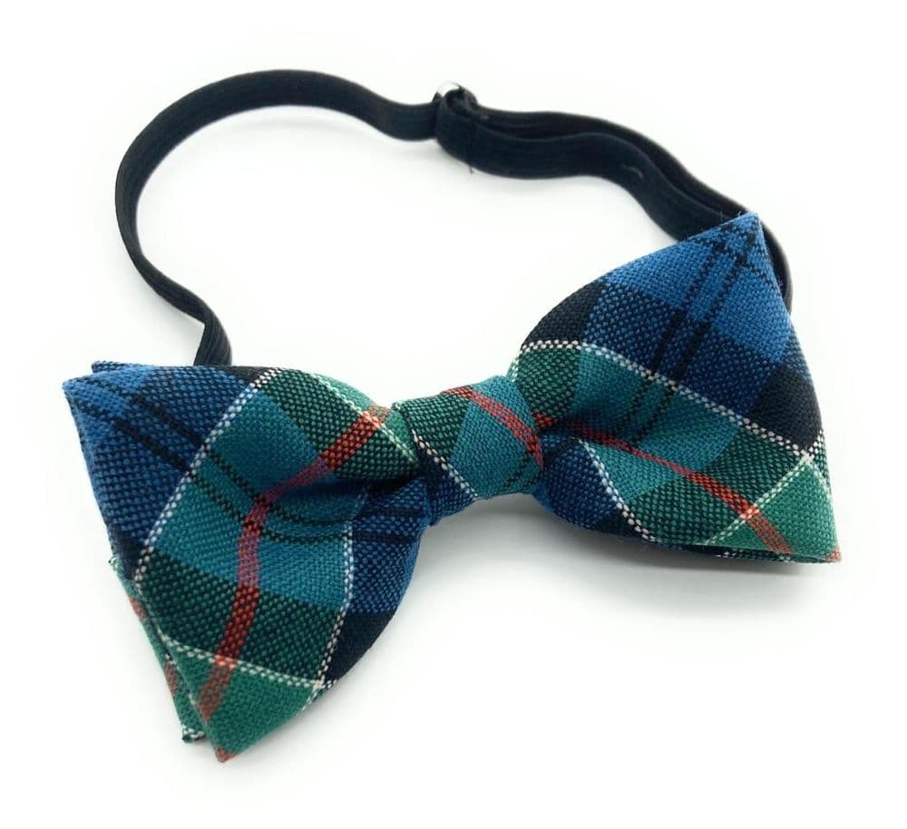 Gents Pure Wool Colquhoun Ancient Tartan Bow Tie Made in Scotland