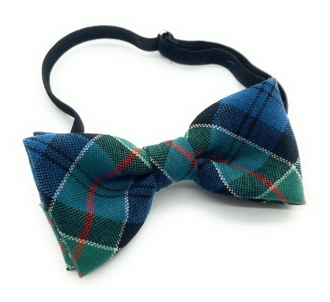 Gents Pure Wool Colquhoun Ancient Tartan Bow Tie Made in Scotland