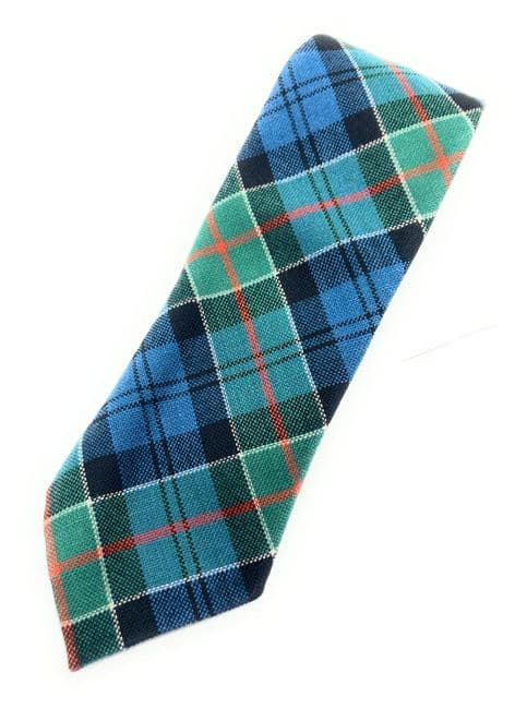 Gents Pure Wool Colquhoun Ancient Tartan Tie Made in Scotland