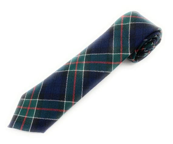Pure Wool Colquhoun Tartan Tie | Made in Scotland