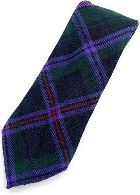 Gents Pure Wool Cooper Tartan Tie - Made in Scotland