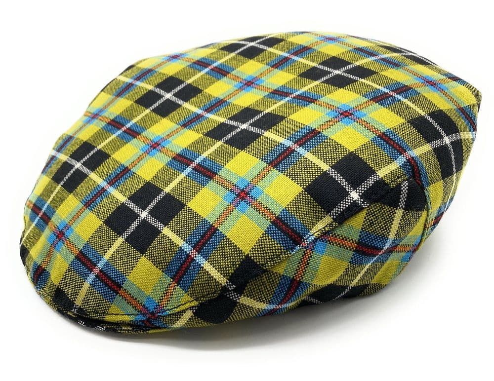 Gents Pure Wool Cornish National Tartan Flat Cap
