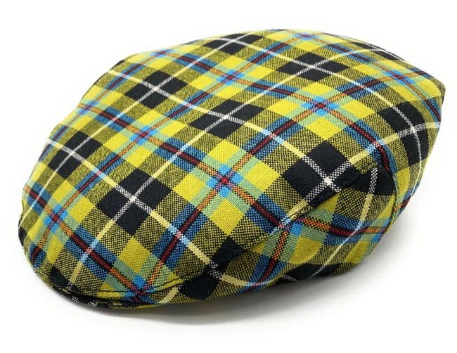 Gents Pure Wool Cornish National Tartan Flat Cap