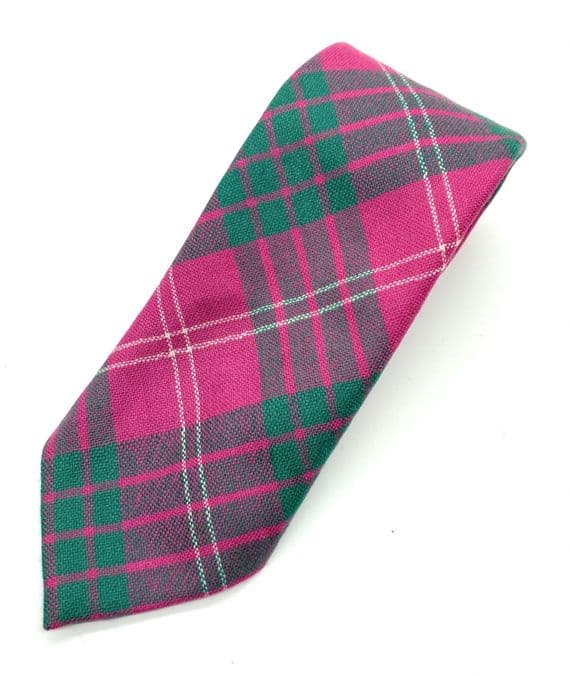Pure Wool Crawford Ancient Tartan Tie | Made in Scotland