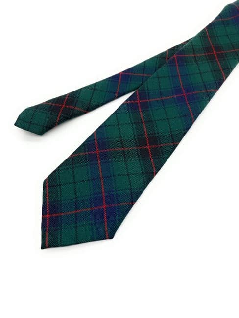 Gents Pure Wool Davidson Tartan Tie Made in Scotland