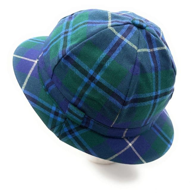 Gents Pure Wool Douglas Modern Tartan Deerstalker Hat