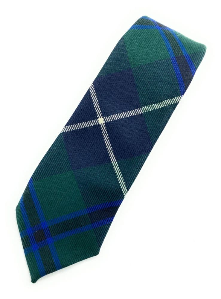 Gents Pure Wool Douglas Tartan Tie Made in Scotland