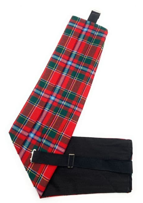 Gents Pure Wool Drummond of Perth  Tartan Cummerbund Made In Scotland