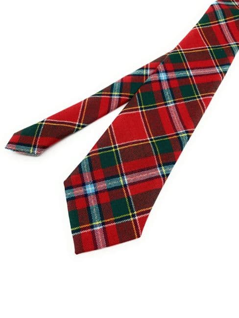 Gents Pure Wool Drummond of Perth Tartan Tie Made in Scotland
