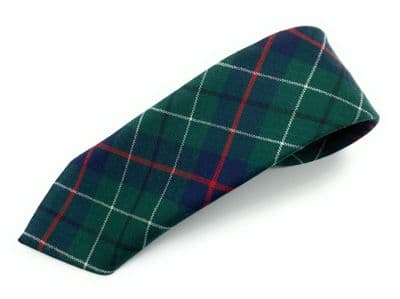 Gents Pure Wool Duncan Modern Tartan Tie Made in Scotland
