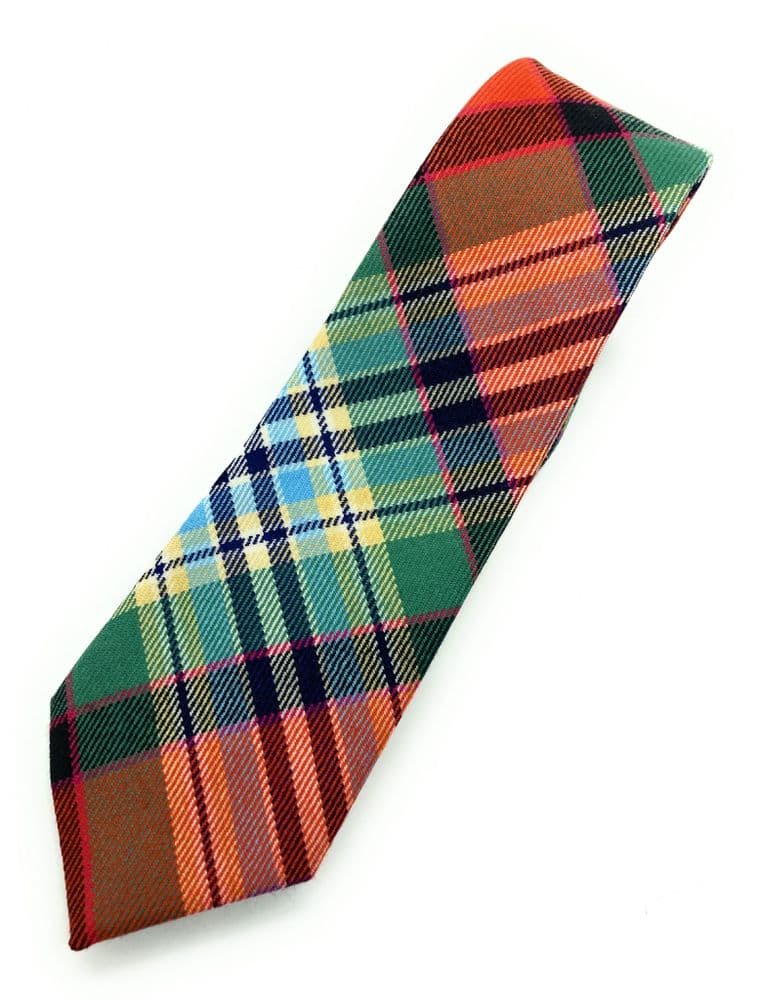 Gents Pure Wool Dundee Old Tartan Tie Made in Scotland