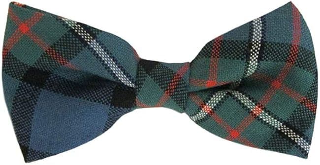Gents Pure Wool Ferguson Ancient Tartan Bow Tie Made in Scotland