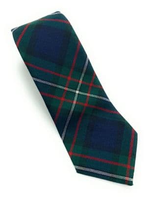 Gents Pure Wool Ferguson Modern Tartan Tie Made in Scotland