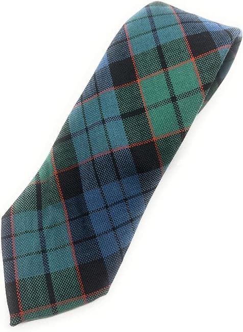 Gents Pure Wool Fletcher Ancient Tartan Tie - Made In Scotland