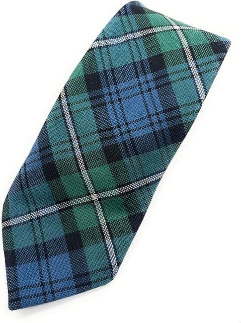 Gents Pure Wool Forbes Ancient Tartan Tie - Made In Scotland