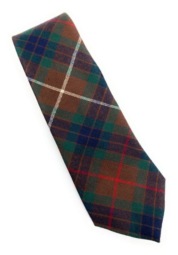 Pure Wool Fraser Hunting Tartan Tie | Made in Scotland
