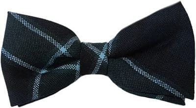 Gents Pure Wool Graham of Menteith Modern Tartan Bow Tie Made in Scotland