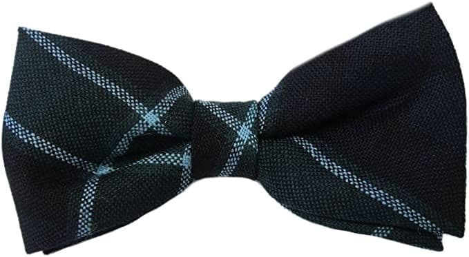 Gents Pure Wool Graham of Menteith Modern Tartan Bow Tie Made in Scotland