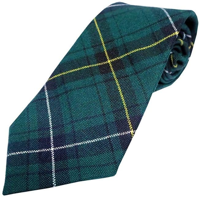 Gents Pure Wool Henderson Tartan Tie Made in Scotland
