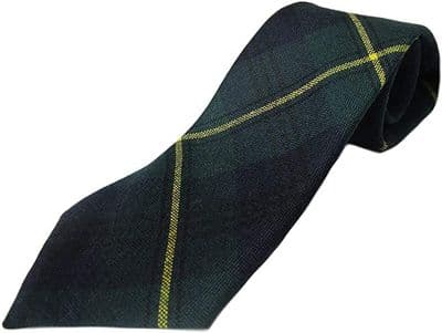 Gents Pure Wool Johnston Tartan Tie | Made in Scotland