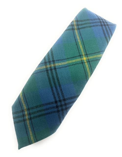 Gents Pure Wool Johnstone Ancient Tartan Tie Made In Scotland