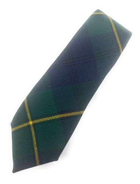 Gents Pure Wool Johnstone Modern Tartan Tie Made In Scotland