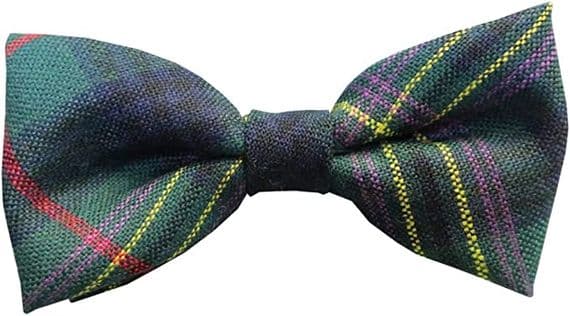 Gents Pure Wool Kennedy Tartan Bow Tie Made in Scotland
